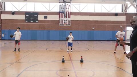 胯下篮球教学视频,胯下运球技巧详解